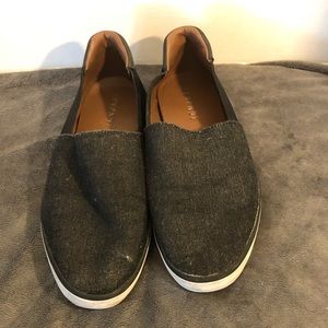 Seven 91 Men’s slip-on loafers in black 12.